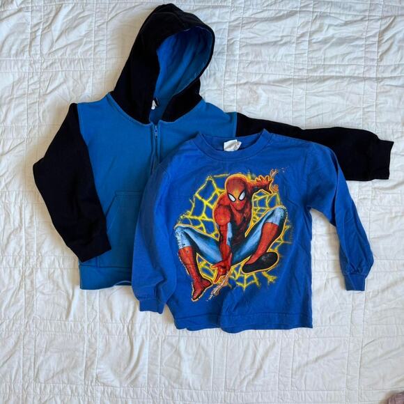 MAD Engine Other - boys sz 5/6 marvel spider-man bundle - mad engine - hoodies and long sleeve tee